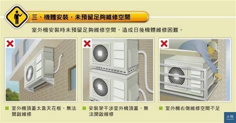 室外機安裝|【圖表】你的冷氣可能會被拒絕維修？兩張圖了解室外。